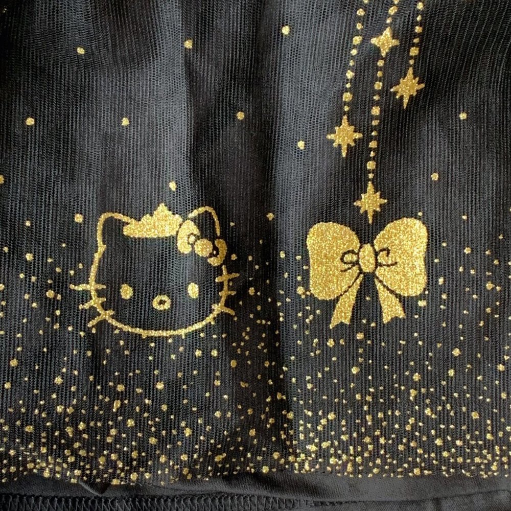 Hello Kitty Glitter Skirt EUC - Picture 2 of 4